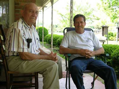 Jack Finch and Keith Kridler. Photo provided by Kridler.