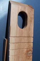 Kerf on interior of Peterson door